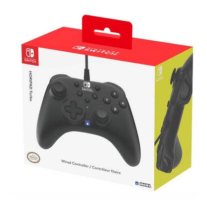 Hori Horipad turbo wired controller for Nintendo Switch - Black