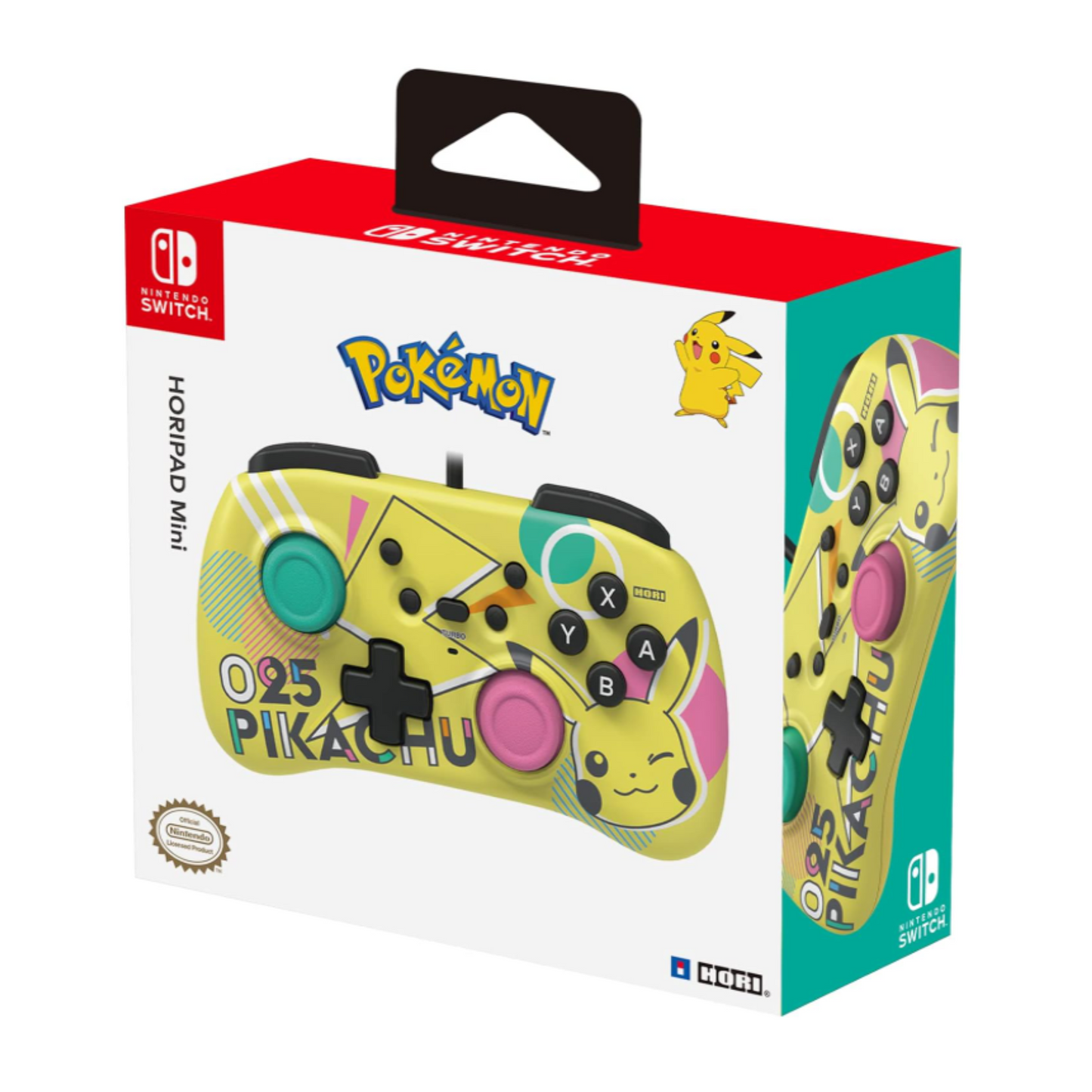 Hori Horipad Mini wired controller for Nintendo Switch - Pikachu Pop