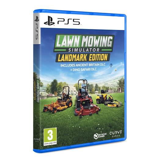 Lawn Mowing Simulator Landmark Edition Video Game for Playstation 5