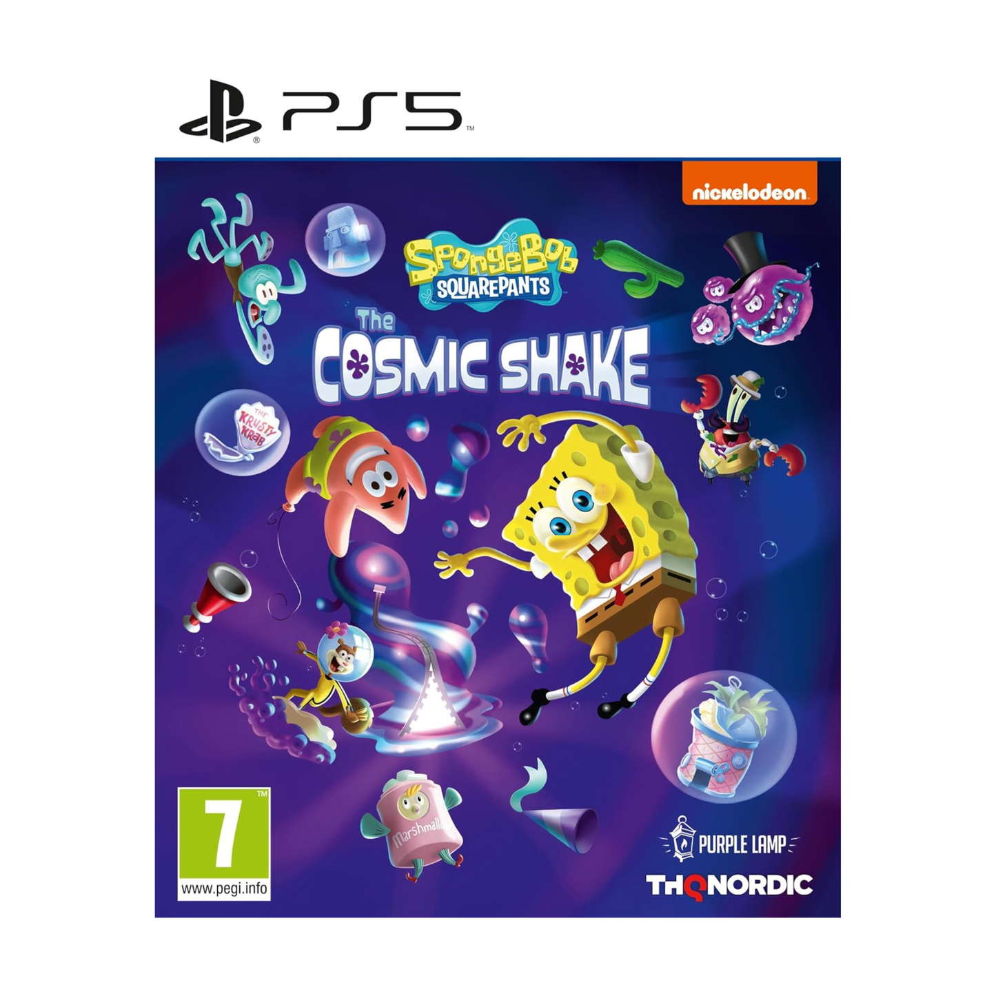 Spongebob Squarepants The Cosmic Shake Video Game for Playstation 5