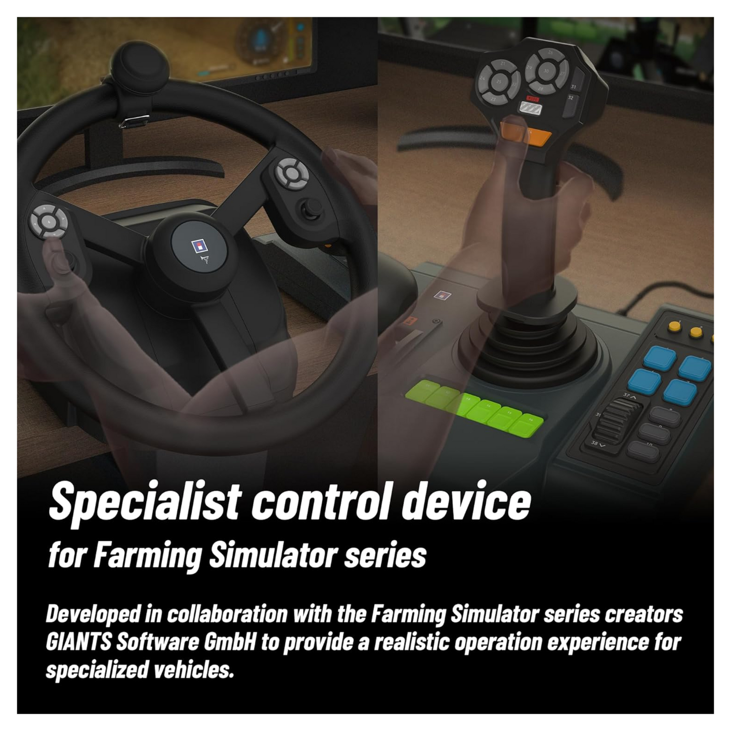 Hori Farming vehicle control system with Pedals for PC windows 10/11