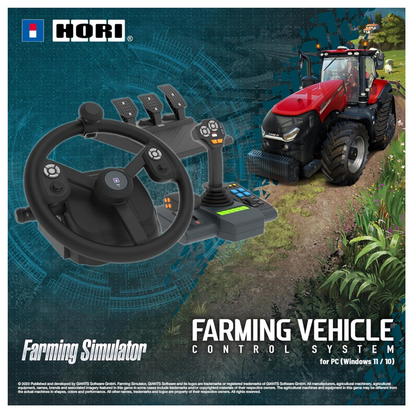 Hori Farming vehicle control system with Pedals for PC windows 10/11