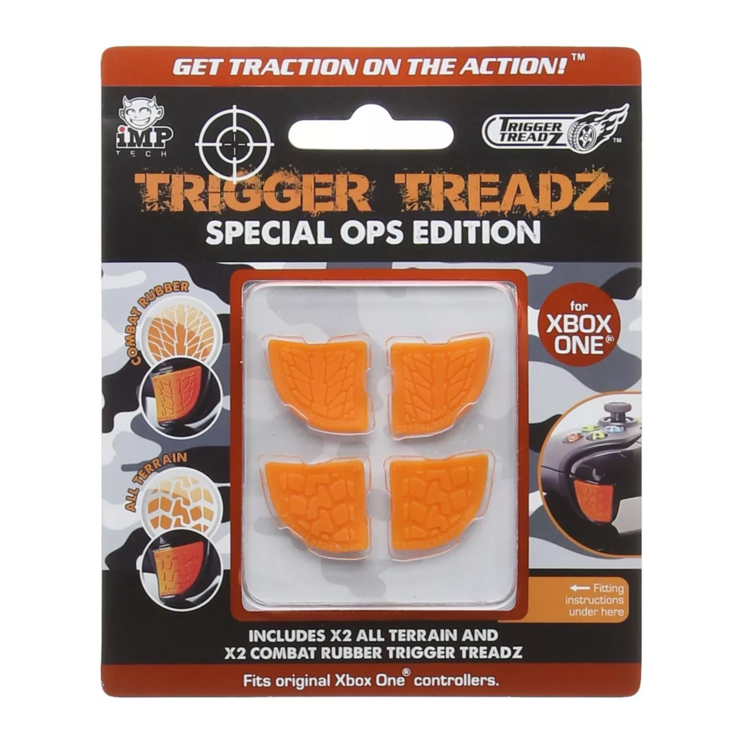 Trigger treadz orange trigger grips for xbox one controller