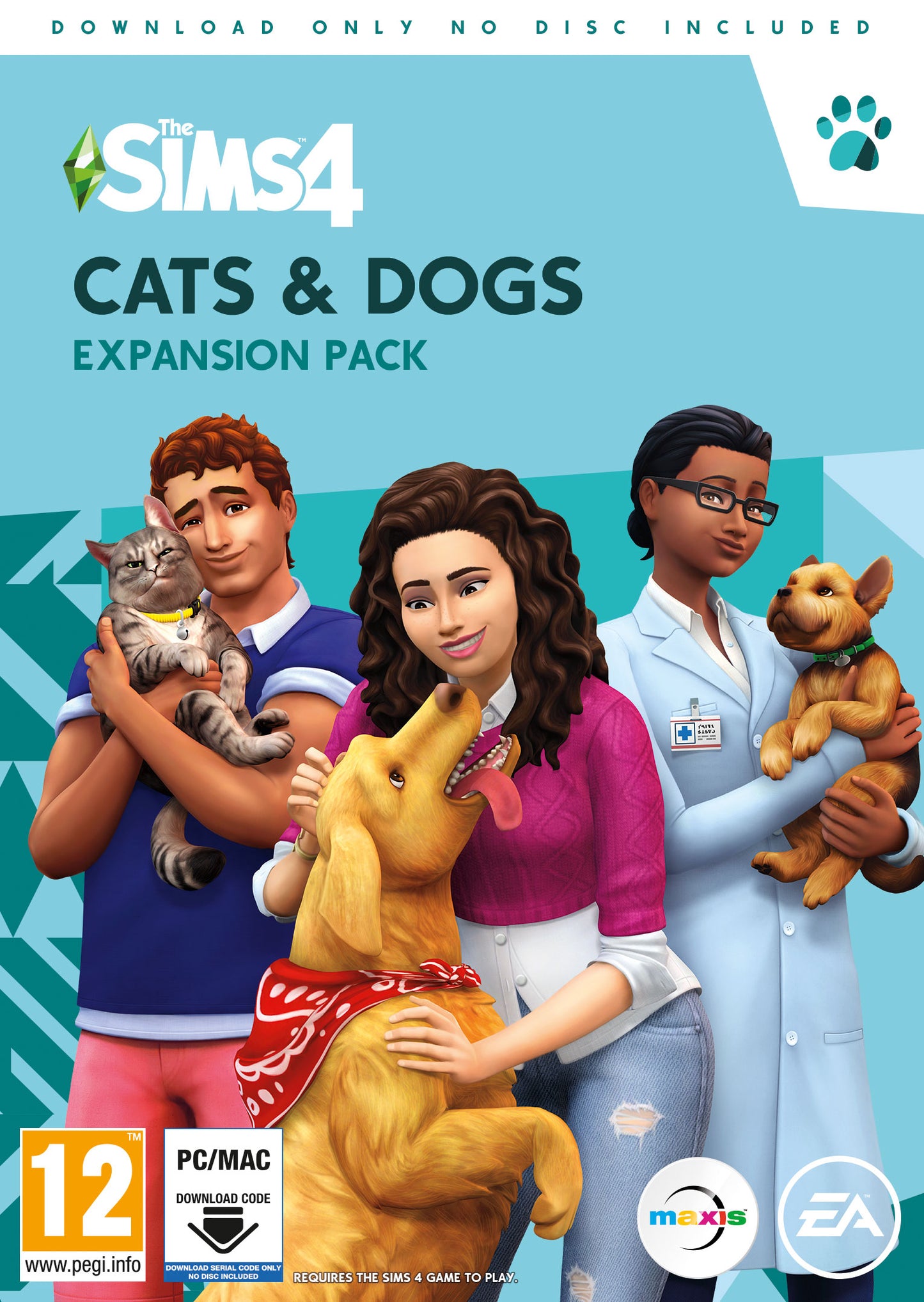The Sims 4 Cats & Dogs Expansion pack for PC