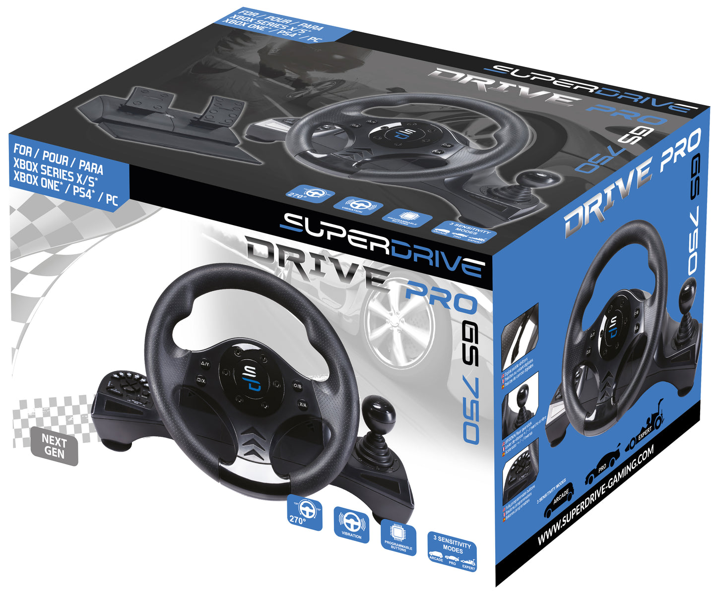 Superdrive Drive Pro GS750 Racing Wheel