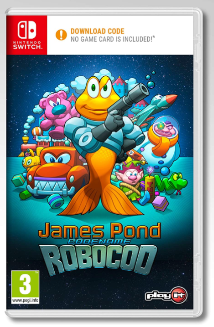 James Pond Codename Robocop Nintendo Switch Game (Code in a box)