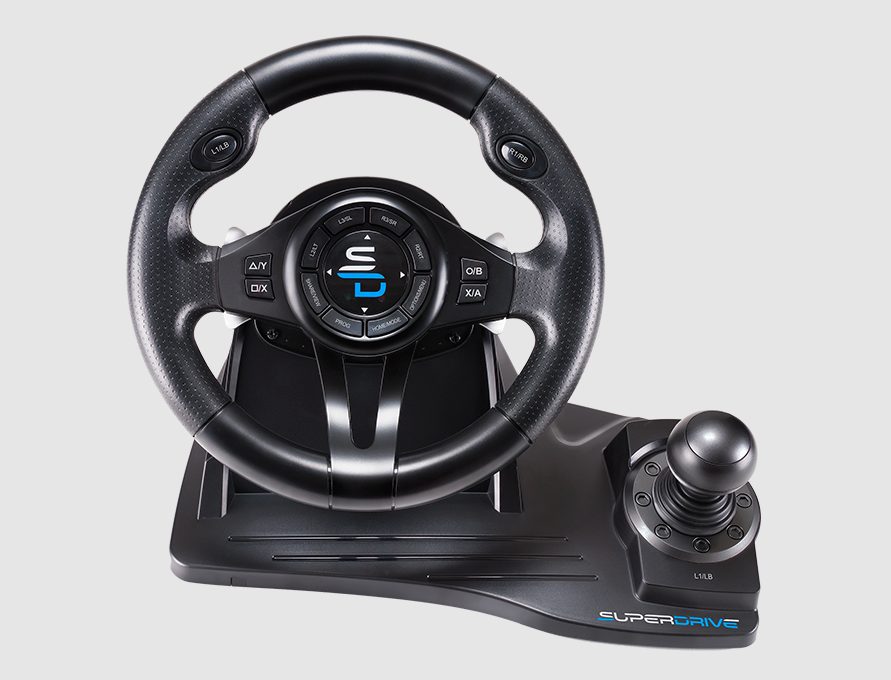 Superdive GS550 Racing wheel with pedals for PS4, Xbox Series X/S, Xbox One and PC. (Not PS5 compatible)